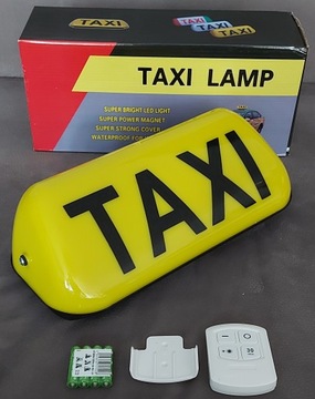 BEZPRZEWODOWA LAMPA KOGUT TAXI LED NA PILOTA GAPA