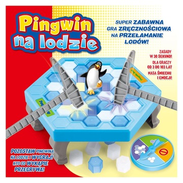 LUCRUM Gra PINGWIN NA LODZIE motoryka młoteczek