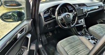 Volkswagen Touran III 1.4 TSI 150KM 2017 Volkswagen Touran BENZYNA grzane fotele ALCANTARA nawigacja OKAZJA, zdjęcie 22