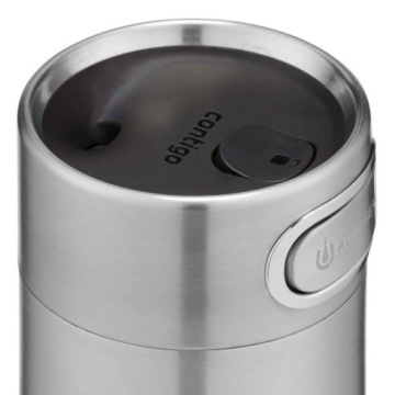 Термокружка Contigo Luxe с крышкой-защелкой для кофе, 470 мл — из нержавеющей стали