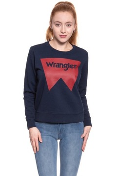 Damska bluza nierozpinana Wrangler LOGO CREW XS