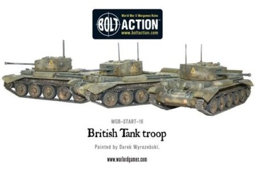 Bolt Action: British Tank Troop (3 Cromwells) WarlordGames 402011010