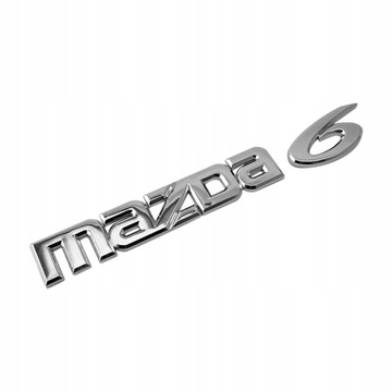 EMBLEMAT ZNACZEK Mazda 6-Srebrny