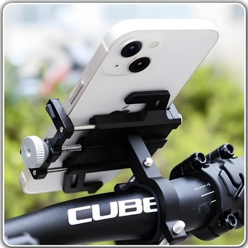 ДЕРЖАТЕЛЬ ДЛЯ ВЕЛОСИПЕДНОГО ТЕЛЕФОНА НА РУЛЕ ВЕЛОСИПЕДА, ПРОЧНЫЙ АЛЮМИНИЙ