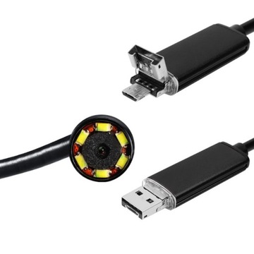 Камера для осмотра эндоскопа 10 м Android LED USB