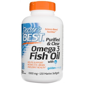 Doctor's Best Purified & Clear Omega 3 Fish Oi