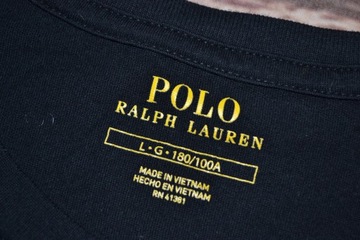 POLO RALPH LAUREN KOSZULKA CLASSIC BLACK MEN M/L