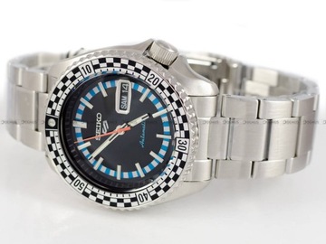 Zegarek Męski Seiko Automatic 5 Sports Checker Flag SRPK67K1