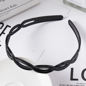 Fashion Solid Color Braid Hairbands For Women Weaving New Non-slip