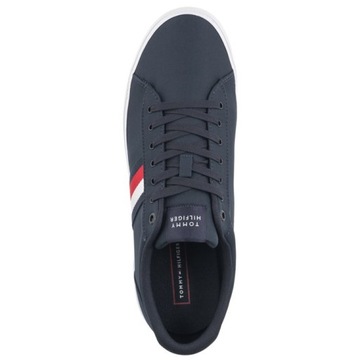 Buty Tenisówki Tommy Hilfiger Iconic Vulc Stripes Mesh Granatowe