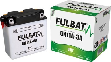Akumulator FULBAT 6N11A-3A (suchy, obsługowy, kwas
