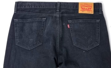 Levi's 514 Szare Jeansowe Spodnie W 36 L 32