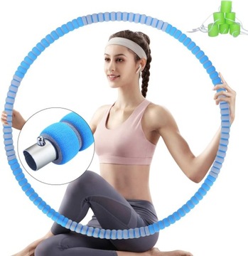 Hula Hop 8 częściowe z regulacją wagi + torba