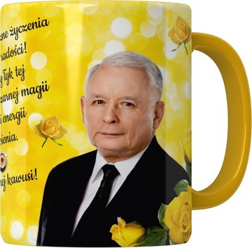 KUBEK PREZESA PIS JAREK KACZYŃSKI DO PRACY HERBATY