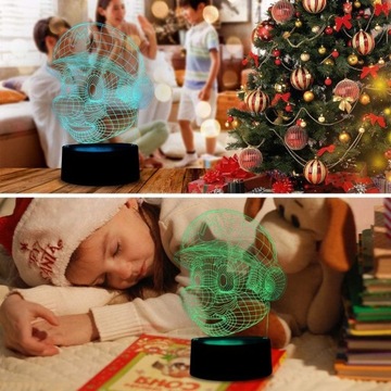 Lampka Nocna z Imieniem 3D LAMA ALPAKA FOTNINE