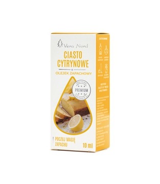 Olejek zapachowy CIASTO CYTRYNOWE Vera-Nord 10 ml