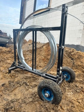 ROZWIJAK DO BEDNARKI MOBILNY ODWIJAK - malowany proszkowo - solidny stalowy