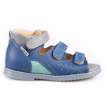 SKÓRZANE SANDAŁY DZIECIĘCE PROFILAKTYCZNE Z OBCASEM THOMASA ANI-BUT R29
