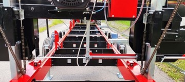 Trak taśmowy spalinowy 27KM 910mm traczek piła taśmowa pozioma tartak