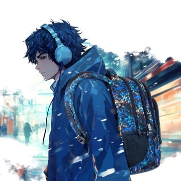 ZESTAW 3W1 PLECAK SZKOLNY BACK UP PIÓRNIK WOREK MIASTO