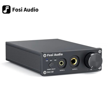 Fosi Audio Q5 wzmacniacz słuchawkowy DAC AMP USB