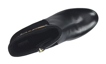 BUTY BOTKI DAMSKIE GEOX D ELEANA B D36TWB021TU SKÓRZANE CZARNE r. 37,5