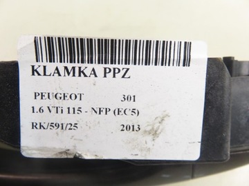 KLIKA PRAVÁ PŘEDNÍ PEUGEOT 301 KCMC