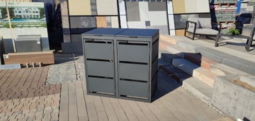 ZABUDOWA, OBUDOWA KOSZA NA ŚMIECI 2x120L