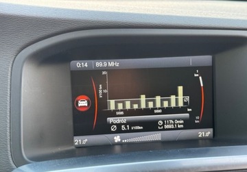 Volvo V60 I Kombi 1.6 DRIVe 115KM 2013 Volvo V60 LIFT Led Klimatronik Drewno Virtual Cockpit Navi Serwis Gwarancja, zdjęcie 34