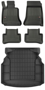 Set 3D gumové rohože Mercedes C W204 Sedan 2007-2014