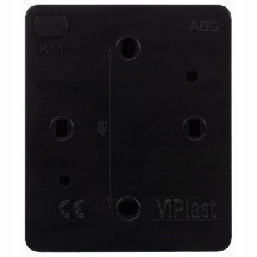 Одинарная герметичная розетка для поверхностного монтажа IP44