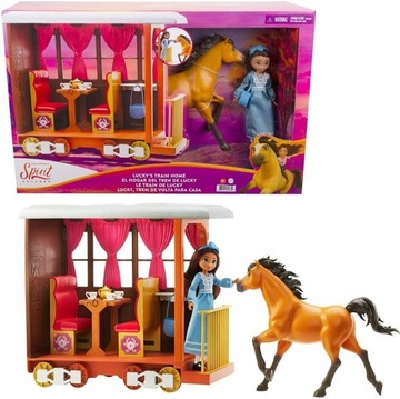 MUSTANG DUCH WOLNOŚCI LUCKY WAGON PODRÓŻNY ZESTAW GXF55 Spirit