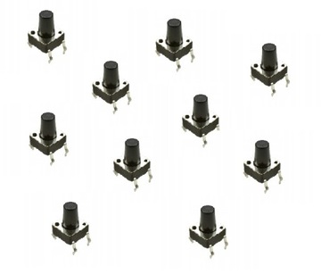 TACT MICRO SWITCH MIKROPRZYCISK SMD 10mm 6x6 10szt