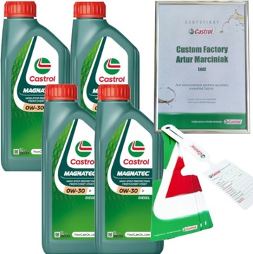CASTROL MAGNATEC 0W30 D C2 WSSM2C950-A 4L + ZAWIESZKA