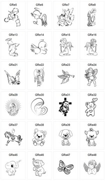 Srebrna Zawieszka Anioł Grawer Dedykacja Błękit