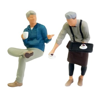 2 szt. RM 1/64 Figurki Kelner i klient