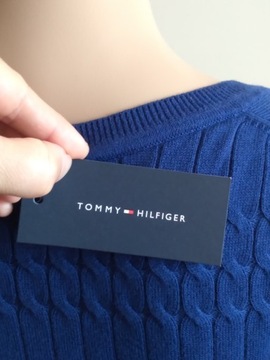 TOMMY HILFIGER SWETER DAMSKI M GRANATOWY