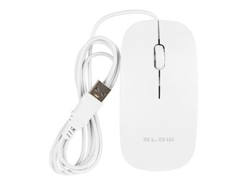 Mysz optyczna BLOW MP-30 USB biała