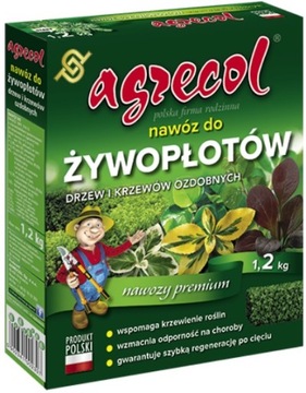 Nawóz do Żywopłotów Drzew i Krzewów 1,2 kg AGRECOL