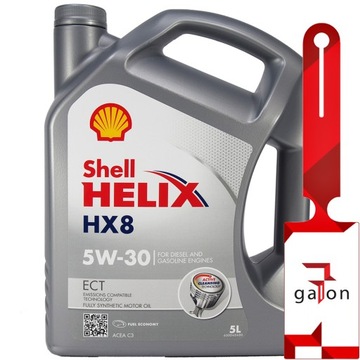 SHELL Helix ECT HX8 5W30 5L 504/507 - syntetyczny olej silnikowy