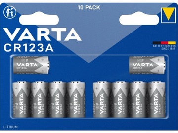 Baterie CR123A VARTA (10 szt.)