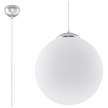 Lampa wisząca UGO chrom kula nowoczesna D30 1P