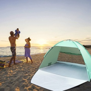 Пляжная палатка на 2-4 человека - защита от ультрафиолета - 50+