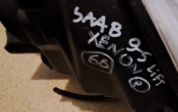 SAAB 9-5 95 FACELIFT SVĚTLOMET LEVÝ XENON 89010466 12755263 (66)