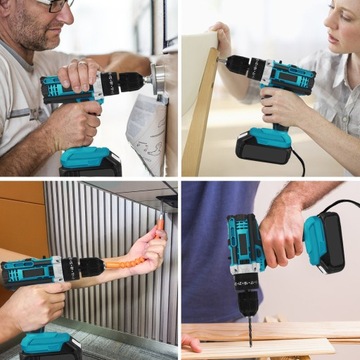 АККУМУЛЯТОРНАЯ ОТВЕРТКА И Дрель 25+1 КРУТЯЩИЙ МОМЕНТ + 2 АККУМУЛЯТОРА 18В