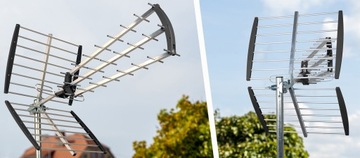 ANTENA DVB-T2 DO TV NAZIEMNEJ AKTYWNA MUX 160km ZESTAW 3TV VAYOX +KABEL 30m