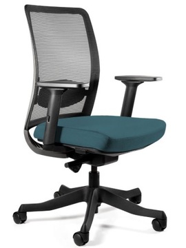 Fotel ANGGUN M profilowany do biura- Steelblue BL