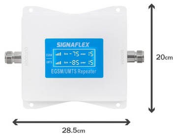 Комплект усилителей EGSM/UMTS WHITE + T1 20dBi 10м + Bat BRAND