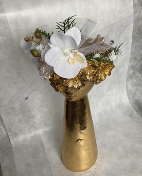 Причастие венок искусственные цветы кристаллы тюль