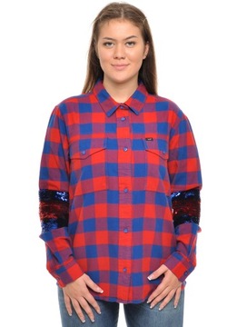 LEE koszula checked l/s FLANNEL SHIRT _ M